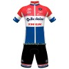 Fietskleding (Fietsshirt + Korte Koersbroek) 2023 Baloise-Trek Lions Nederlands Kampioenschap - Rood Blauw Wit